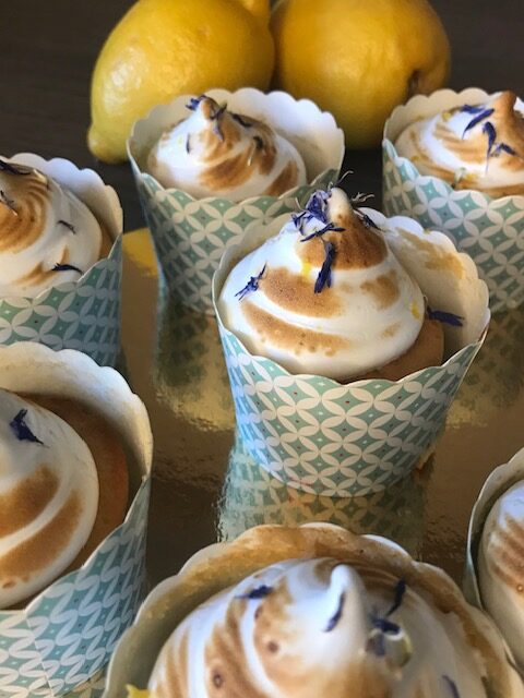 recette cupcake au citron limoncello meringué