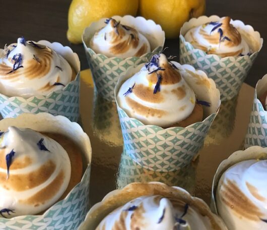 recette cupcake au citron limoncello meringué