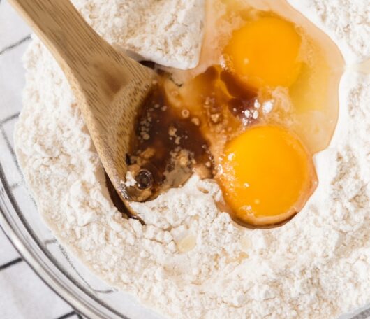 farine oeuf preparation cake a l oriental